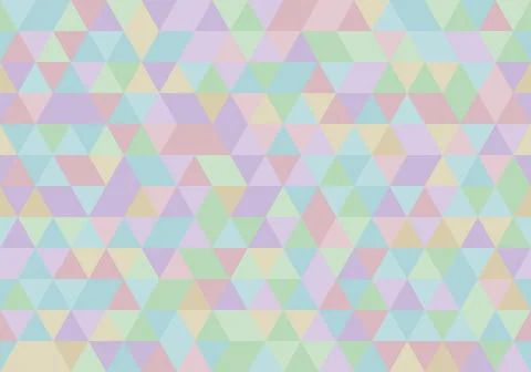 Abstract pastel Pattern Triangle background texture geometric, abstract vecto Stock Illustration