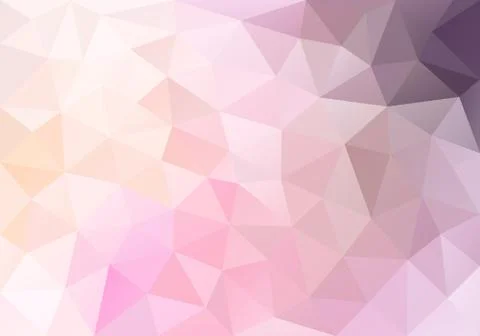 Abstract pastel pink poly background, vector Stock Illustration