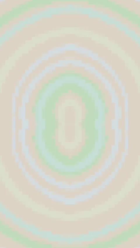 Abstract Pastel Pixel Art Pulsating Oval Background Stock Footage 341776363