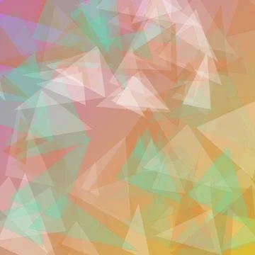 Abstract pastel polygonal background with overlapping semi-transparent geom.. イラスト素材