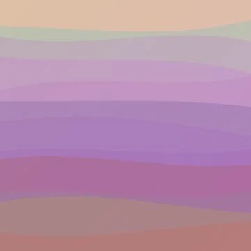 Abstract pastel purple wave background with fluid layered curves and soft g.. Stockillustratie