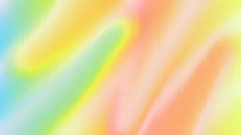 Abstract Pastel Rainbow Gradient Wave Background Stock Illustration