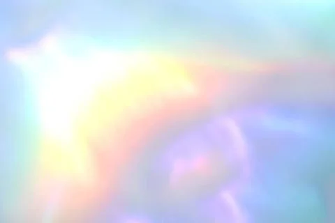 Abstract pastel rainbow light pattern with soft gradient and dreamy aura A... 스톡 사진