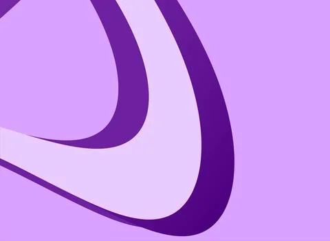 Abstract pastel Ribbon Loop With Blue-Purple Gradient  Modern Minimal Logo-.. Stock Illustration