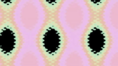Abstract pastel ripple pattern background loop, vibrant gradient waves Stock Footage 333437781