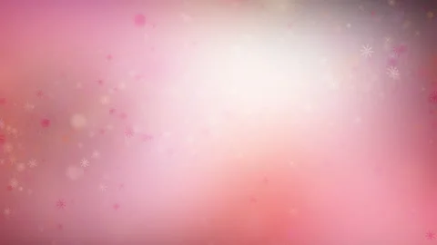 Abstract pastel snowflakes falling with light leake background Stock Footage 204884015