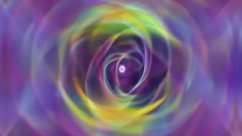 Abstract Pastel Spiral Background With Soft Rainbow Vortex Glow 動画素材 332298787