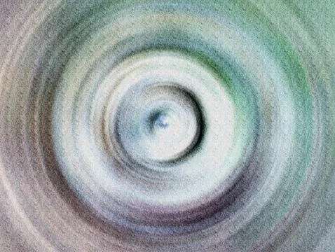 Abstract Pastel Spiral Background With Soft Grain Texture and Blue?Orange C.. 스톡 일러스트