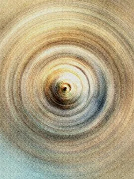 Abstract Pastel Spiral Background With Soft Grain Texture and Blue?Orange C.. 스톡 일러스트