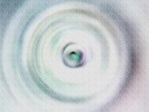Abstract Pastel Spiral Background With Soft Grain Texture and Blue?Orange C.. 스톡 일러스트