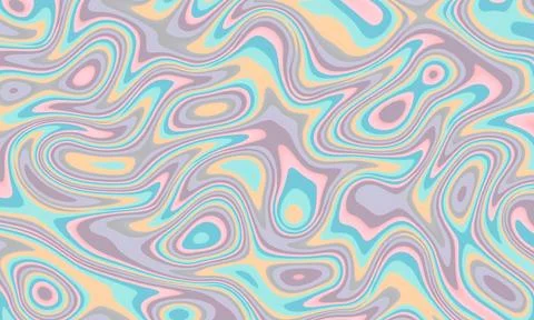 Abstract Pastel Swirling Pattern with Soft Colors for Artistic or Background Use Stock Illustration
