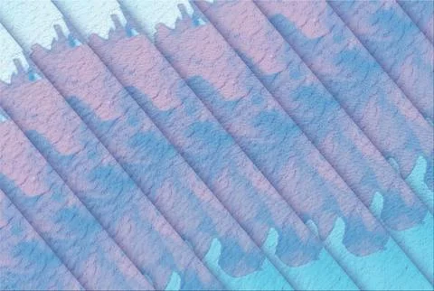 Abstract Pastel Textured Waves With Diagonal Folded Paper Pattern in Blue a.. Stock Photos