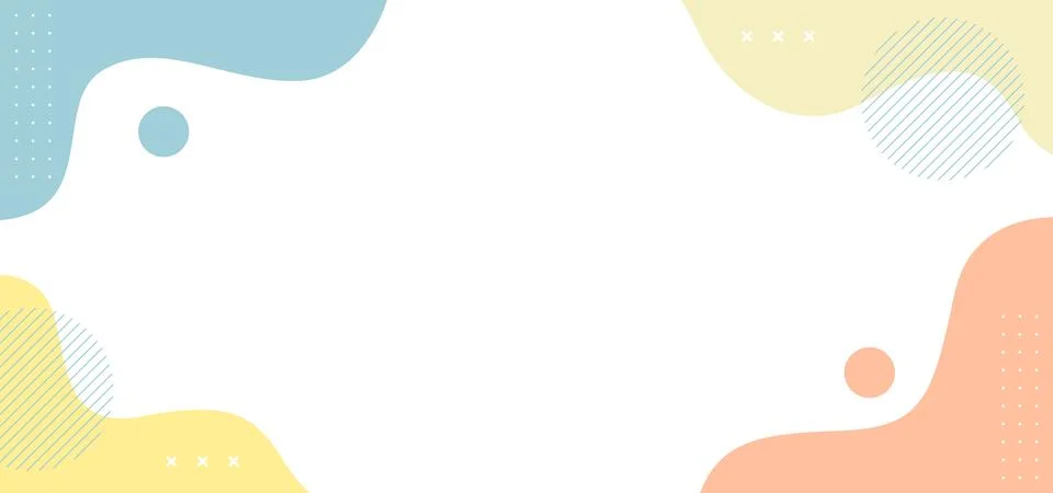 Abstract pastel vector background featuring organic fluid shapes decorative.. Stock Illustration