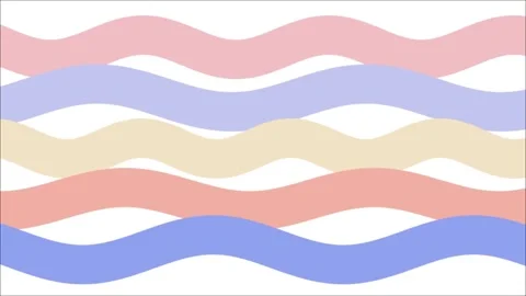 Abstract Pastel Wave Pattern Stock Footage 317710565