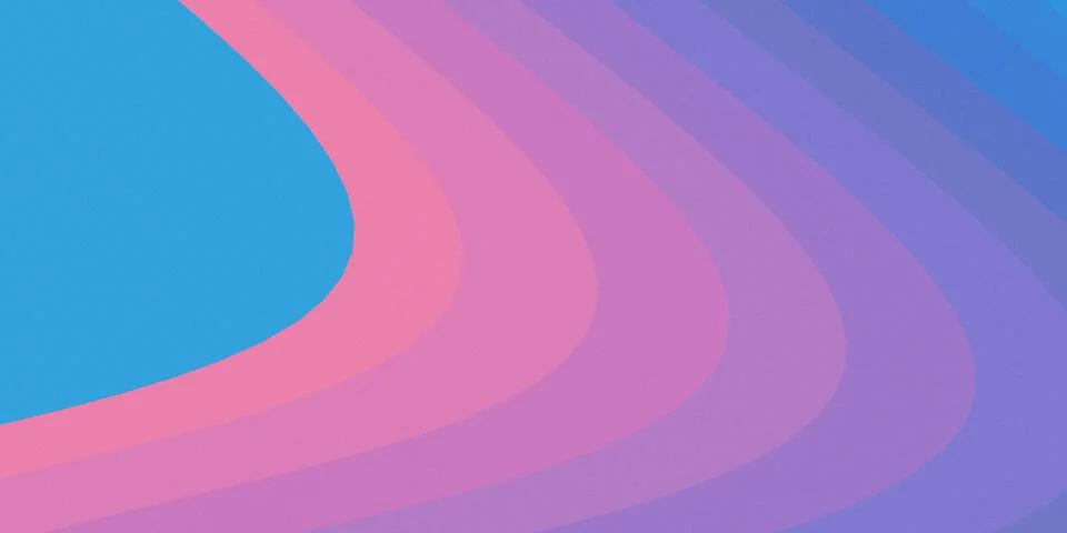 Abstract pastel wave pattern with smooth flowing curves in pink, purple, an.. イラスト素材