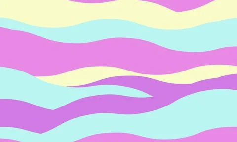 Abstract pastel wave pattern.  Soft, calming colors create a fluid, dreamy de Illustrazione stock