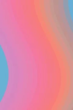 Abstract pastel wavy gradient background with soft glow and airy colors, cr.. 스톡 일러스트