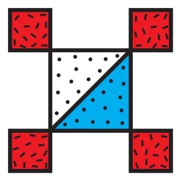 Abstract Patch Stock Illustration