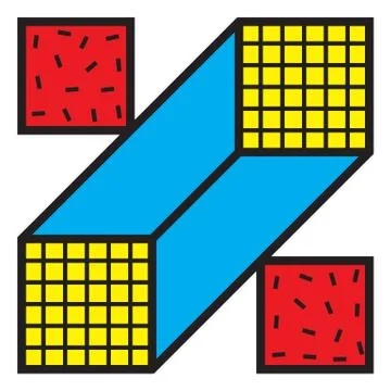 Abstract Patch Stock Illustration