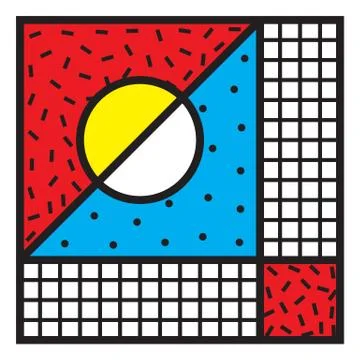 Abstract Patch Stock Illustration