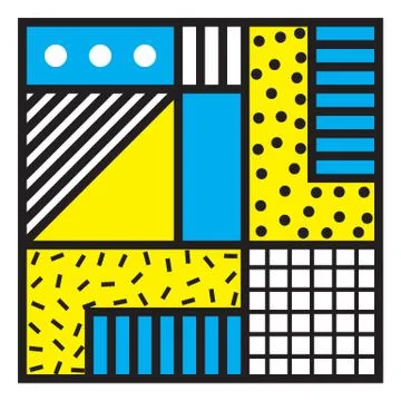 Abstract Patch Stock Illustration