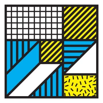 Abstract Patch Stock Illustration