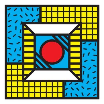 Abstract Patch Stock Illustration