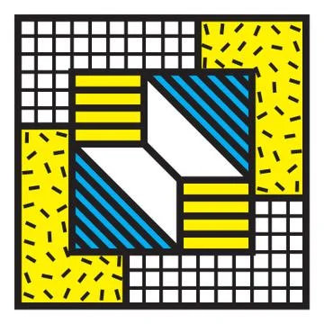 Abstract Patch Stock Illustration