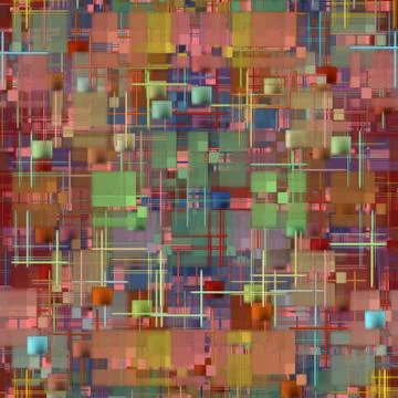 Abstract patch square shape pattern as background. Stock Illustration