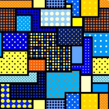 Abstract patchwork background 스톡 일러스트