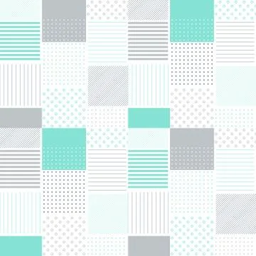 Abstract patchy pattern and cover backdrop Illustrazione stock