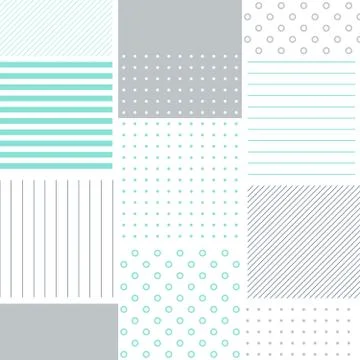 Abstract patchy pattern and cover backdrop Illustrazione stock