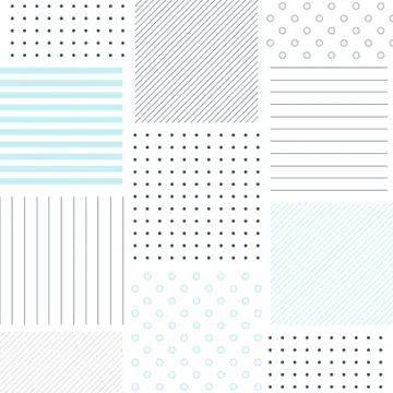 Abstract patchy pattern and cover backdrop Illustrazione stock