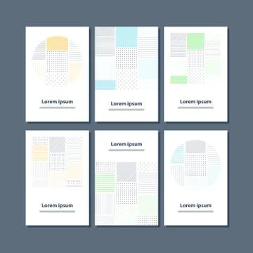 Abstract patchy pattern and cover backdrop Stock Illustration