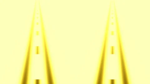 Abstract paths receding into distance symbolizing journey and future progress Stock Footage 335521285