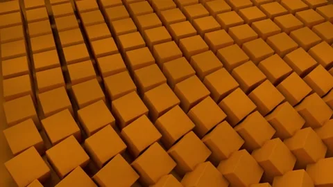 Abstract pattern 3d animation cubes Stock Footage 145159124