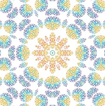 Abstract pattern Abstract background with shapes of thin color lines Copyr... Foto stock