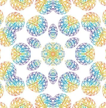 Abstract pattern Abstract background with shapes of thin color lines Copyr... Stock Photos