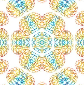 Abstract pattern Abstract background with shapes of thin color lines Copyr... Stock Photos