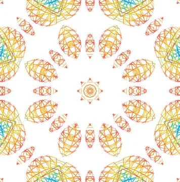 Abstract pattern Abstract background with shapes of thin color lines Copyr... Stock Photos