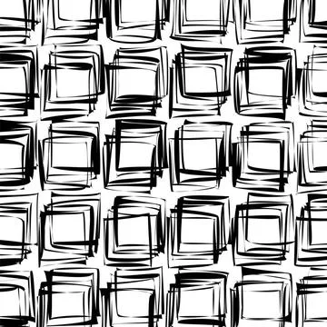 Abstract Pattern Abstract Ornamental Black White Pattern. Abstract Grunge ... 写真素材