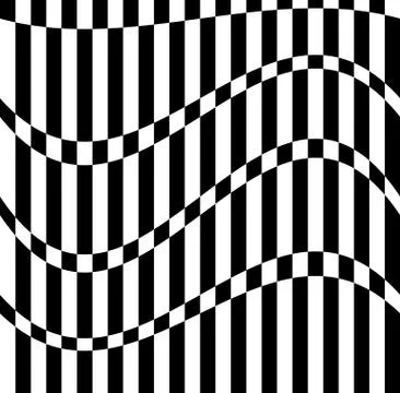 Abstract pattern alternating, checkered squares, rectangles. Monochrome vecto Stockillustratie
