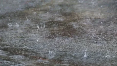 Abstract pattern and texture background of rain falling on the street 動画素材 291916671