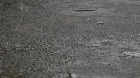 Abstract pattern and texture background of rain falling on the street 動画素材 291916875