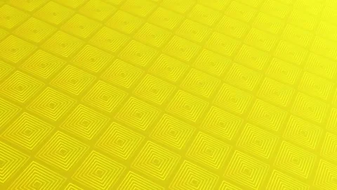 An abstract pattern animated with geometric elements in golden yellow tones. Stock Footage 233393793