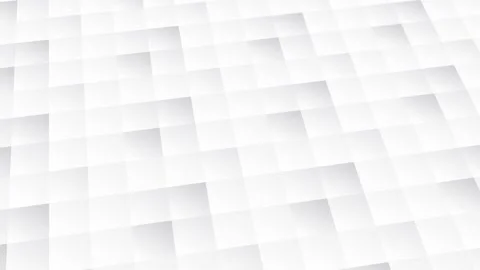 An abstract pattern animated with geometric elements in white-gray tones. Stock Footage 233393797