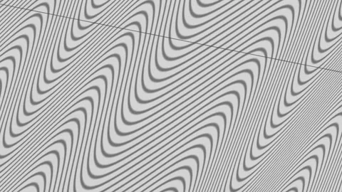 Abstract Pattern Animation Featuring Wavy Stripes in Monochrome Setting Stock Footage 337887804