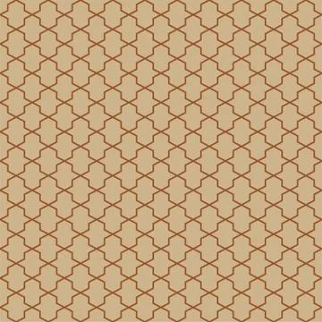 Abstract pattern in arabian style. Seamless vector background. Geometric tile Stock Illustration