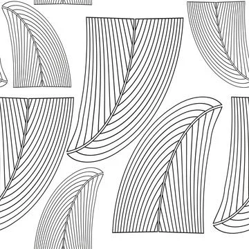 Abstract pattern of arcuate striped elements. Stockillustratie