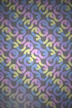 Abstract Pattern with Arrows and Geometric Shapes Stock Photos